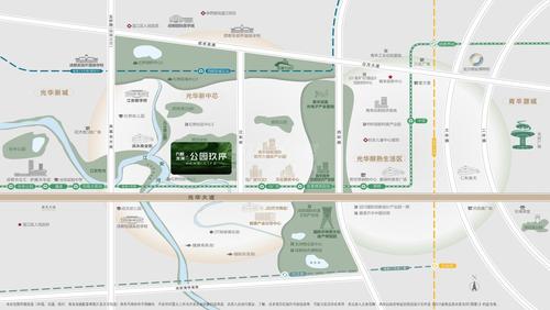 公园玖序名邸1期区位图