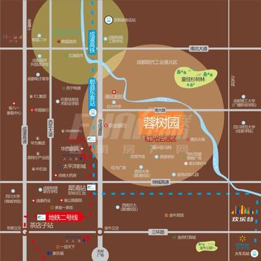 蓉树园区位图