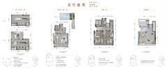 龙湖恒邦云玺小区1期2室2厅4卫277.00平户型