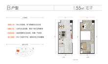 天沐锦江广场1期55.00平户型