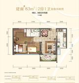 信和御龙山 1室 83.00平米