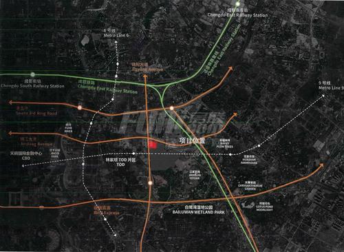 白鹭湾科技生态园1期区位图