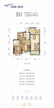 西宸铂悦1期1室100.00平户型