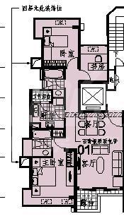 i-都会S3室2厅2卫89.30平户型