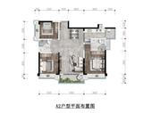 金隅·上城郡1期 3室2厅2卫 126.00平米