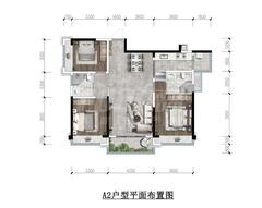 金隅·上城郡1期3室2厅2卫126.00平户型