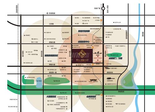 高盛金融中心区位图