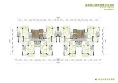 淮洲明珠1期2室2厅1卫80.44平户型