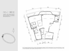 独角兽小区1期3室2厅3卫181.61平户型