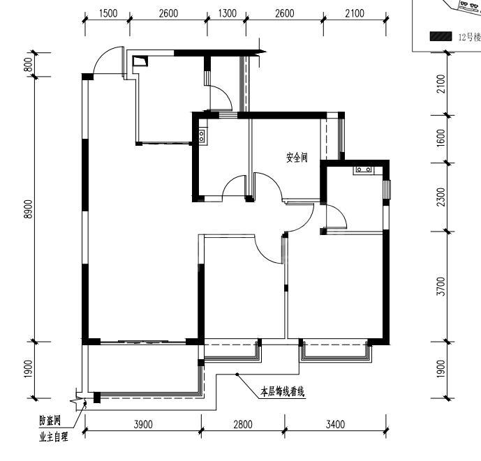 12栋2单元2号房