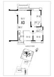 御嘉花苑1期3室2厅2卫107.62平户型