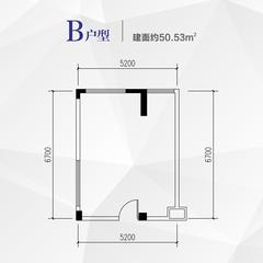 联森国际广场50.53平户型