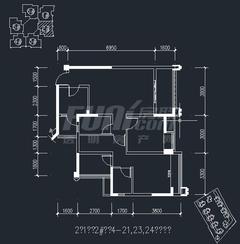鼎犀名城4室2厅2卫92.40平户型