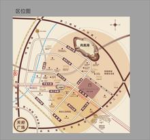 新城悦隽盛世城1期区位图