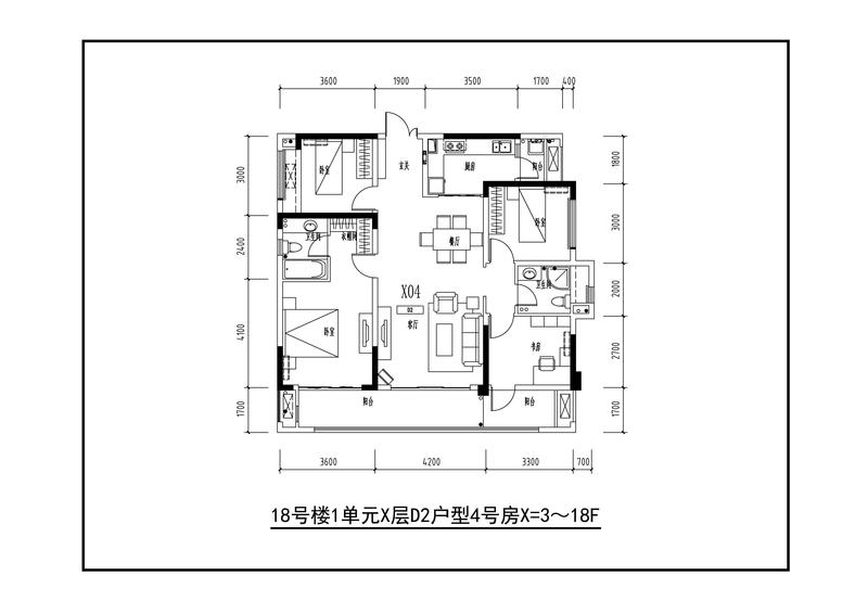 D2(18号楼1-4号房）