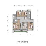 深业泰富广场1期 4室2厅2卫 116.00平米