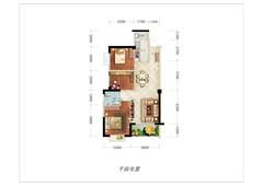 凤凰1号3室2厅1卫86.02平户型