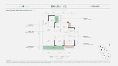 天悦锦萃名邸1期3室2厅2卫89.00平户型
