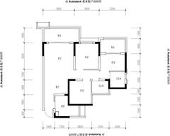 和悦澜庭3室2厅2卫98.00平户型