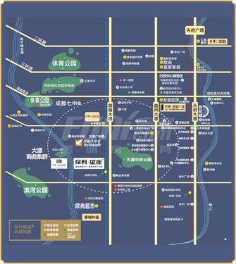 保利星座区位图