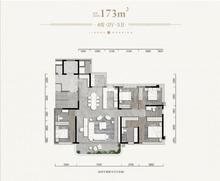 中建壹品金沙公馆1期4室2厅3卫173.21平户型