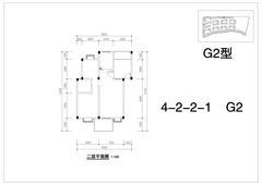 堤亚纳河谷2室2厅1卫88.60平户型