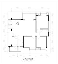 王府花园三期3室2厅2卫112.39平户型