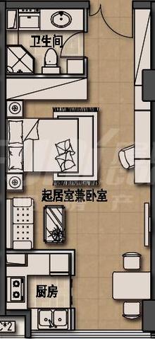 首信红星广场50.72平户型