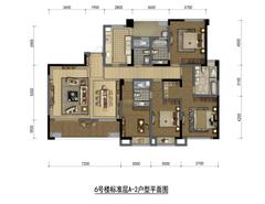 紫檀轩4室2厅4卫185.34平户型