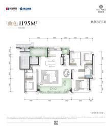 锦宸院月华里1期4室4厅3卫195.00平户型