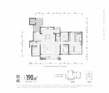 中旅青羊馥棠公馆1期4室2厅3卫190.00平户型