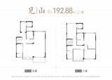 壹山1期 4室3厅3卫 192.00平米