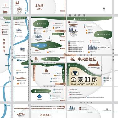 金泰和序小区1期区位图