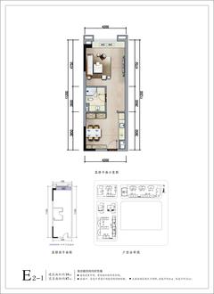 香璟台西苑1期64.39平户型