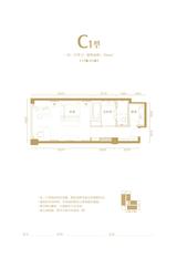 创新时代广场 1室1厅1卫 66.03平米