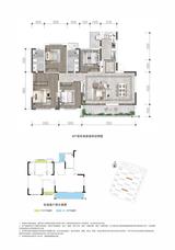 锦绣和鸣小区1期 4室2厅2卫 121.00平米