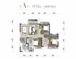 香悦庭1期3室2厅2卫110.00平户型
