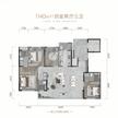 树高北湖丽璟1期4室2厅3卫140.00平户型