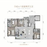 树高北湖丽璟1期 4室2厅3卫 140.00平米