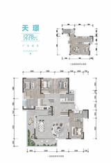 未来城天曜阁1期 5室2厅4卫 278.00平米
