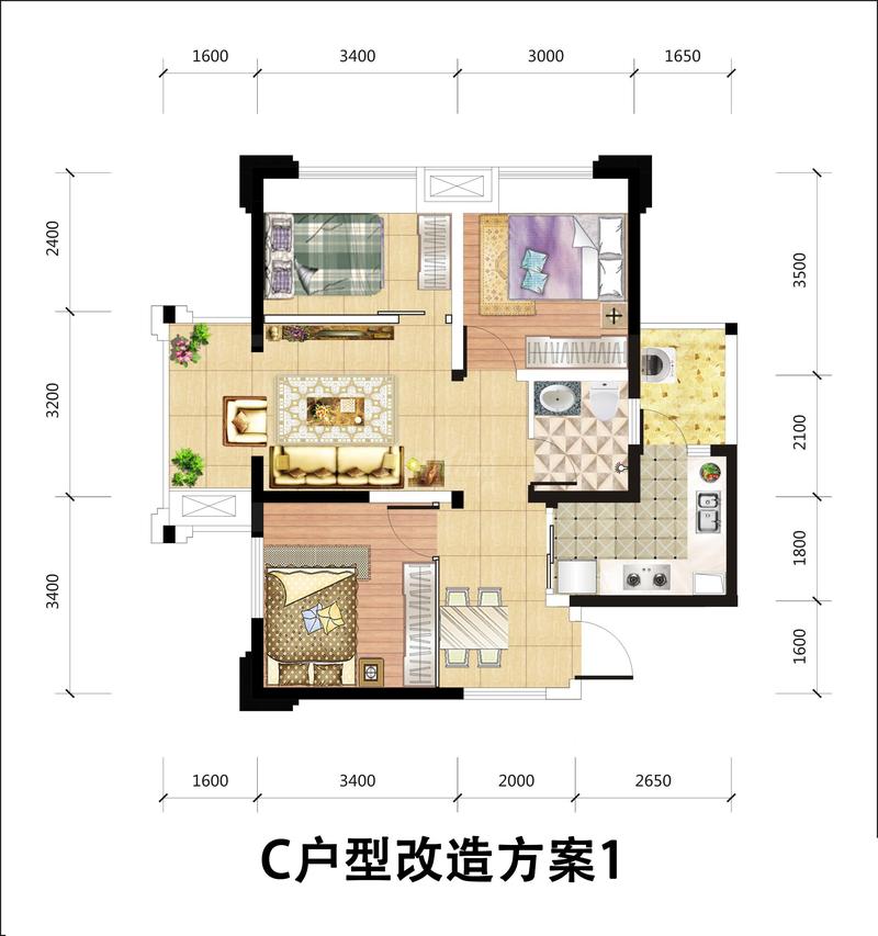 C户型