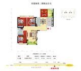 西蜀御景2期 3室2厅2卫 124.24平米