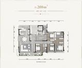中建壹品金沙公馆1期 4室2厅3卫 209.04平米