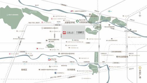 万新峰荟1期区位图