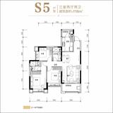 恒大林溪郡 3室2厅2卫 118.00平米
