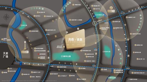 同森锦逸1期区位图
