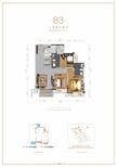 中交锦观小区1期3室2厅2卫103.80平户型