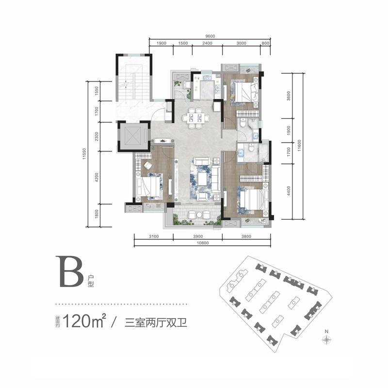 B
