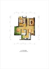 金堂金融中心 2室2厅1卫 62.42平米