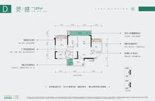 璞玉锦萃1期3室2厅2卫89.00平户型